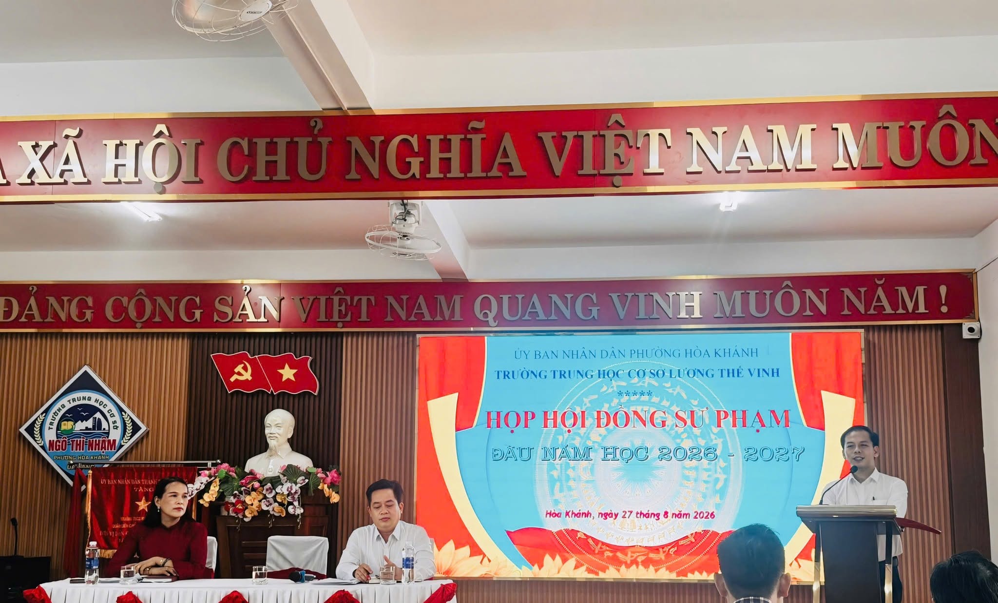 TRƯỜNG THCS LƯƠNG THẾ VINH HỌP HỘI ĐỒNG SƯ PHẠM ĐẦU NĂM HỌC 2026–2027